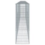 vidaXL Gabiónový kôš s krytom 700x50x150 cm pozinkované železo – Obrázok 4