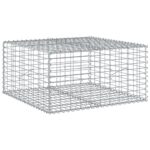 vidaXL Gabiónový kôš s krytom 100x100x50 cm pozinkované železo – Obrázok 2