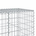 vidaXL Gabiónový kôš s krytom 350x100x100 cm pozinkované železo – Obrázok 6