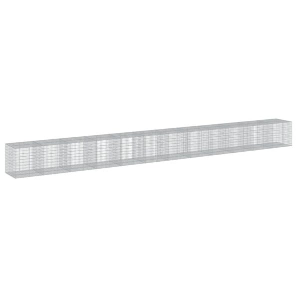 VXL8721102850868_g_en_hd_3.jpg vidaXL Gabiónový kôš s krytom 1200x100x100 cm pozinkované železo – Obrázok 5