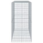 vidaXL Gabiónový kôš s krytom 1200x100x150 cm pozinkované železo – Obrázok 4