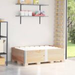 vidaXL Paletové ohrádky 2 ks 150x100 cm borovicový masív