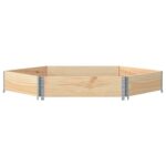 vidaXL Vyvýšený záhon, šesťhran 160x160 cm, borovicový masív – Obrázok 3