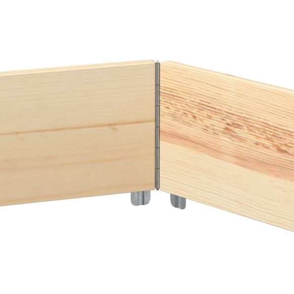 vidaXL Vyvýšený záhon, šesťhran 160x160 cm, borovicový masív – Obrázok 6