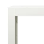 vidaXL Regál na krbové drevo, biely 100x40x60 cm, oceľ – Obrázok 7
