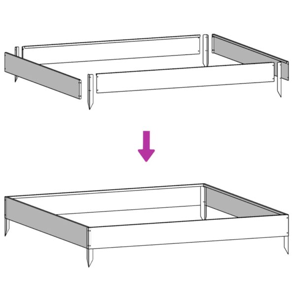 VXL8721102914492_g_en_hd_6.jpg vidaXL Vyvýšený záhradný záhon antracitový 100x100x26 cm oceľ – Obrázok 8