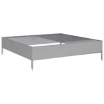 vidaXL Vyvýšený záhradný záhon 100x100x26 cm oceľ – Obrázok 6