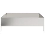 vidaXL Vyvýšený záhradný záhon 100x100x33,5 cm nehrdzavejúca oceľ – Obrázok 4