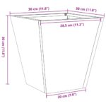 vidaXL Záhradné kvetináče 2 ks 30x30x30 cm, pozinkovaná oceľ – Obrázok 12