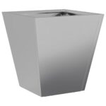 vidaXL Záhradné kvetináče 2 ks 30x30x30 cm, pozinkovaná oceľ – Obrázok 5