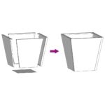 vidaXL Záhradné kvetináče 2 ks 30x30x30 cm, pozinkovaná oceľ – Obrázok 10