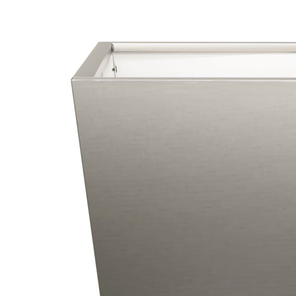 vidaXL Záhradné kvetináče 2 ks 40x40x40 cm, kortenová oceľ – Obrázok 11