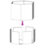 vidaXL Záhradný kvetináč, olivovo zelený, šesťhran 104x90x45 cm, oceľ – Obrázok 7