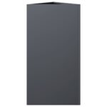 vidaXL Záhradný kvetináč antracit trojuholník 40x34,5x70 cm oceľ – Obrázok 5