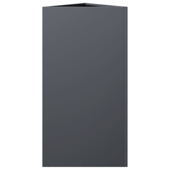 VXL8721102915918_g_en_hd_3.jpg vidaXL Záhradný kvetináč antracit trojuholník 40x34,5x70 cm oceľ – Obrázok 5