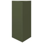 vidaXL Záhradné kvetináče 2 ks olivové trojuholník 40x34,5x70 cm oceľ – Obrázok 5