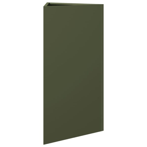 VXL8721102915949_g_en_hd_4.jpg vidaXL Záhradné kvetináče 2 ks olivové trojuholník 40x34,5x70 cm oceľ – Obrázok 6