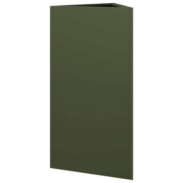 VXL8721102915949_g_en_hd_6.jpg vidaXL Záhradné kvetináče 2 ks olivové trojuholník 40x34,5x70 cm oceľ – Obrázok 8
