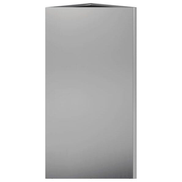 vidaXL Záhradné kvetináče 2 ks trojuholník 40x34,5x70 cm pozink. oceľ – Obrázok 7