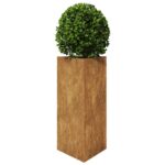VidaXL Záhradné kvetináče 2 ks trojuholník 40x40x75 cm korténová oceľ – Obrázok 4