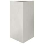 vidaXL Záhradný kvetináč trojuholník 50x43x75 cm nehrdzavejúca oceľ – Obrázok 2
