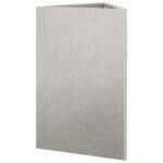 vidaXL Záhradný kvetináč trojuholník 50x43x75 cm nehrdzavejúca oceľ – Obrázok 6