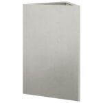 vidaXL Záhradné kvetináče 2 ks trojuholník 50x43x75 cm oceľ – Obrázok 8