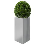 vidaXL Záhradné kvetináče 2 ks trojuholník 50x43x75cm pozinkovaná oceľ – Obrázok 4
