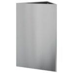 vidaXL Záhradné kvetináče 2 ks trojuholník 50x43x75cm pozinkovaná oceľ – Obrázok 8