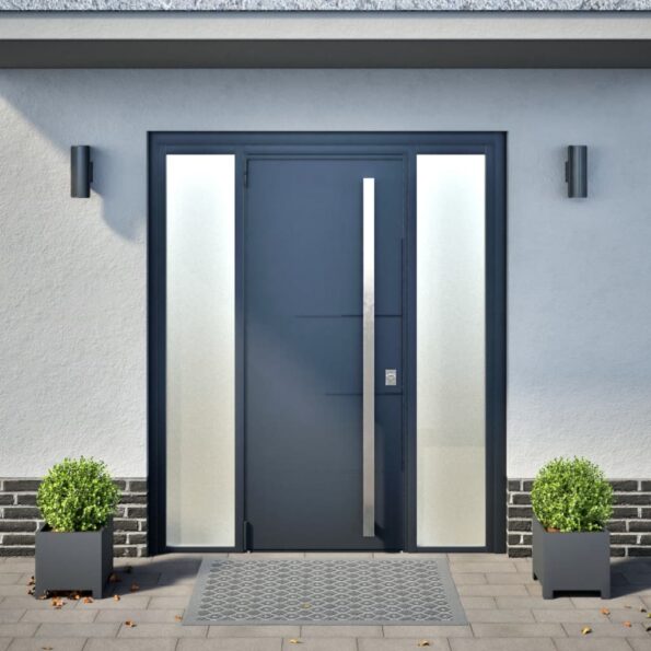 vidaXL Záhradné kvetináče 2 ks, antracitové 30x30x30 cm, oceľ – Obrázok 3