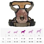 vidaXL Postroj pre psov s reflexnými pruhmi nastaviteľný maskovací M – Obrázok 10