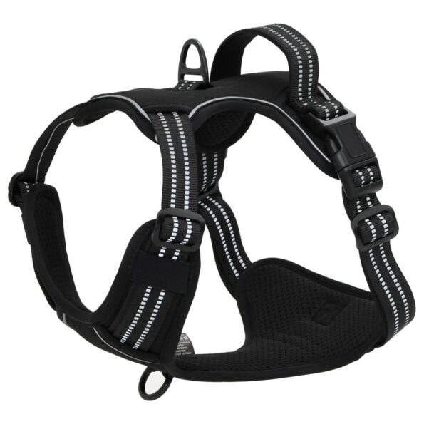 VXL8721102922565_g_en_hd_3.jpg vidaXL Postroj pre psov s reflexnými pruhmi nastaviteľný čierny XL – Obrázok 4