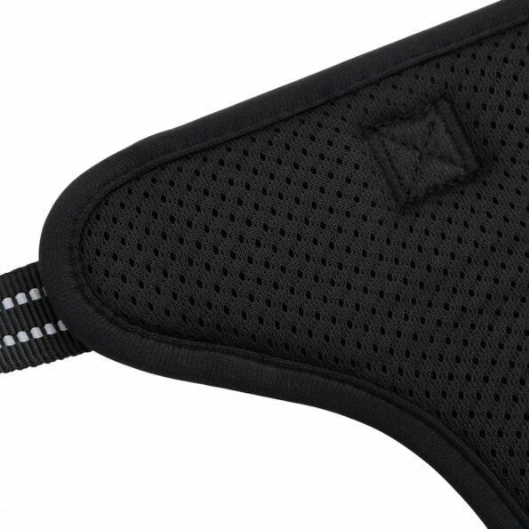 vidaXL Postroj pre psov s vodítkom a obojkom nastaviteľný čierny S – Obrázok 9