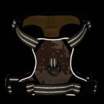 vidaXL Postroj pre psov s vodítkom a obojkom nastaviteľný hnedý M – Obrázok 4