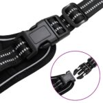 vidaXL Postroj pre psov s vodítkom a obojkom nastaviteľný čierny XL – Obrázok 10