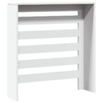 vidaXL Kryt na radiátor biely 78x20x82 cm kompozitné drevo – Obrázok 5
