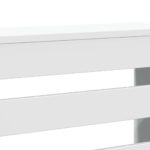 vidaXL Kryt na radiátor biely 78x20x82 cm kompozitné drevo – Obrázok 6