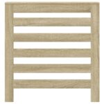 vidaXL Kryt na radiátor dub sonoma 78x20x82 cm kompozitné drevo – Obrázok 3