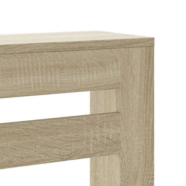 vidaXL Kryt na radiátor dub sonoma 78x20x82 cm kompozitné drevo – Obrázok 6