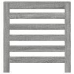 vidaXL Kryt na radiátor sivý sonoma 78x20x82 cm kompozitné drevo – Obrázok 3