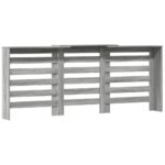 vidaXL Kryt na radiátor sivý sonoma 205x21,5x83,5 cm kompozitné drevo – Obrázok 5