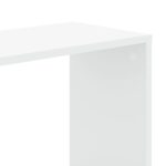 vidaXL Knižnica 5 políc biela 45x23,5x162,5 cm kompozitné drevo – Obrázok 6