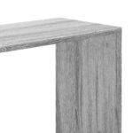 vidaXL Knižnica 5-poschod. sivá sonoma 45x23,5x162,5cm kompozit. drevo – Obrázok 6