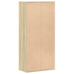 vidaXL Knižnica dub sonoma 50x25x105 cm kompozitné drevo – Obrázok 6