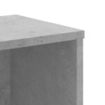 vidaXL Knižnica betónovosivá 50x25x105 cm kompozitné drevo – Obrázok 7