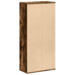 vidaXL Knižnica dymový dub 50x25x105 cm kompozitné drevo – Obrázok 6