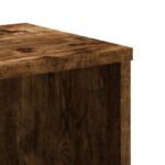 vidaXL Knižnica dymový dub 50x25x105 cm kompozitné drevo – Obrázok 8