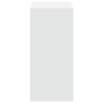 vidaXL Knižnica biela 68,5x32x68,5 cm kompozitné drevo – Obrázok 5