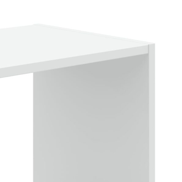 vidaXL Knižnica biela 68,5x32x68,5 cm kompozitné drevo – Obrázok 7