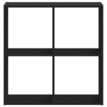 vidaXL Knižnica čierna 68,5x32x68,5 cm kompozitné drevo – Obrázok 4